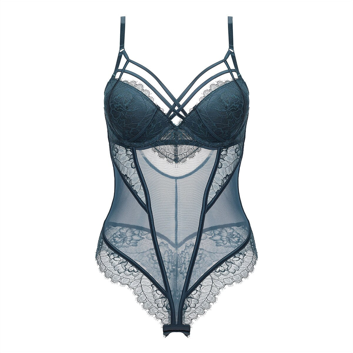Bodysuit underwear with lace