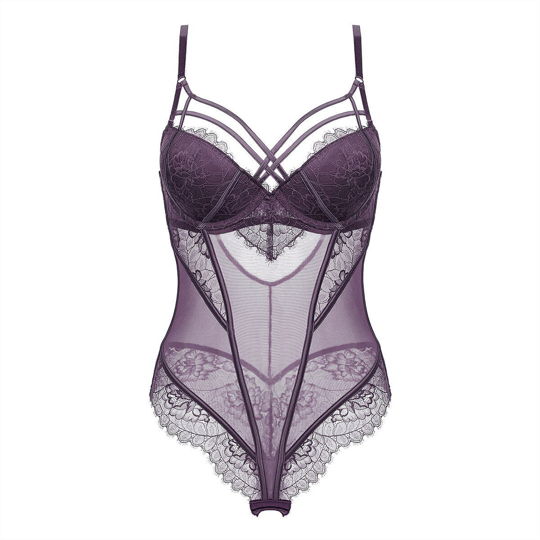 Bodysuit underwear with lace