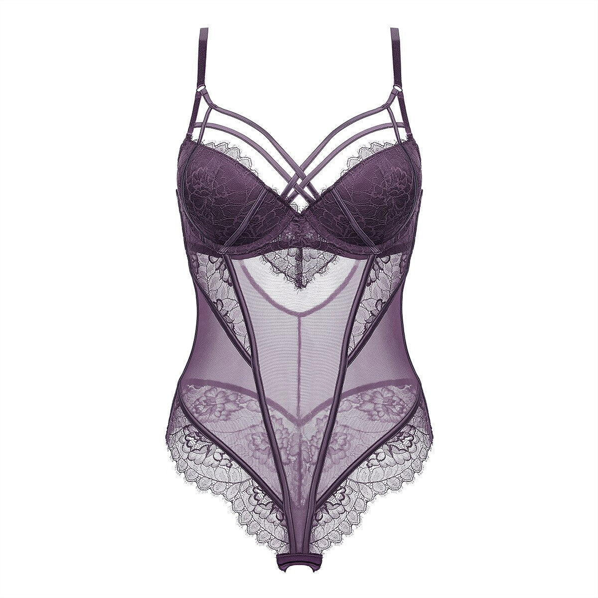 Bodysuit underwear with lace
