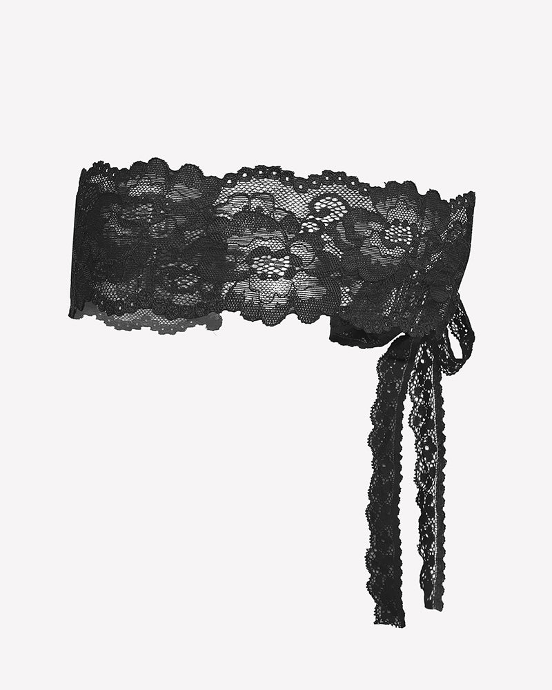 Lace V Neck Crotchless Teddy Lingerie