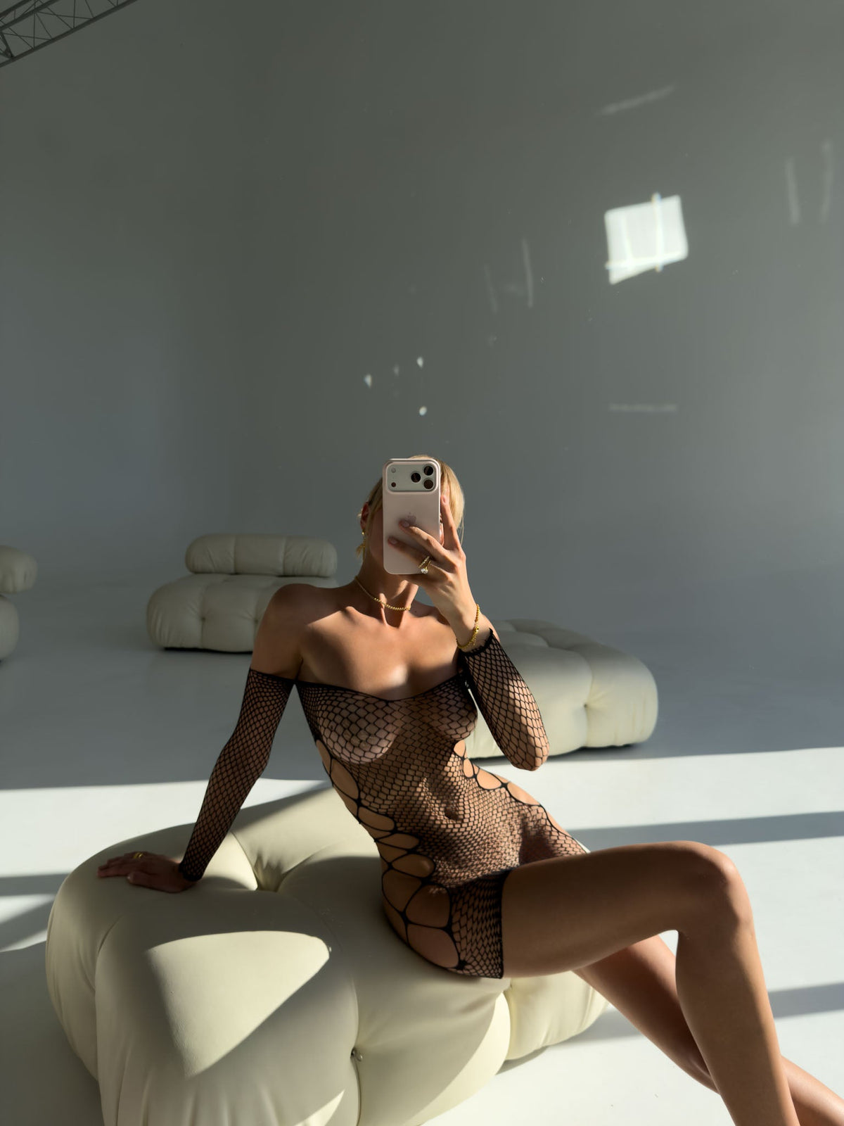 Emily Fishnet Dress