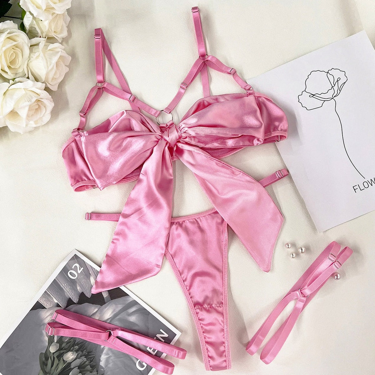 Bow Lingerie Set