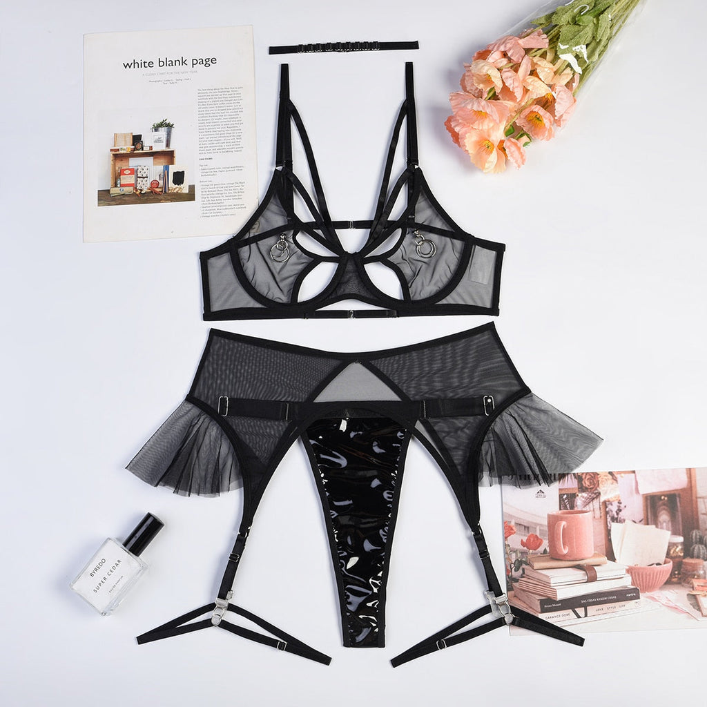 Sheer Nightwear Lingerie Set