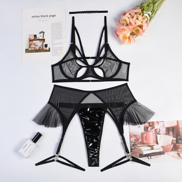 Sheer Nightwear Lingerie Set