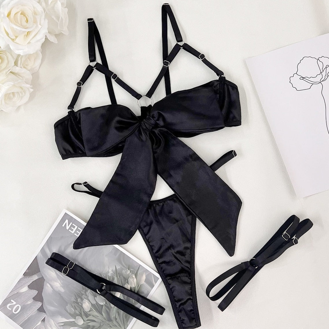 Bow Lingerie Set