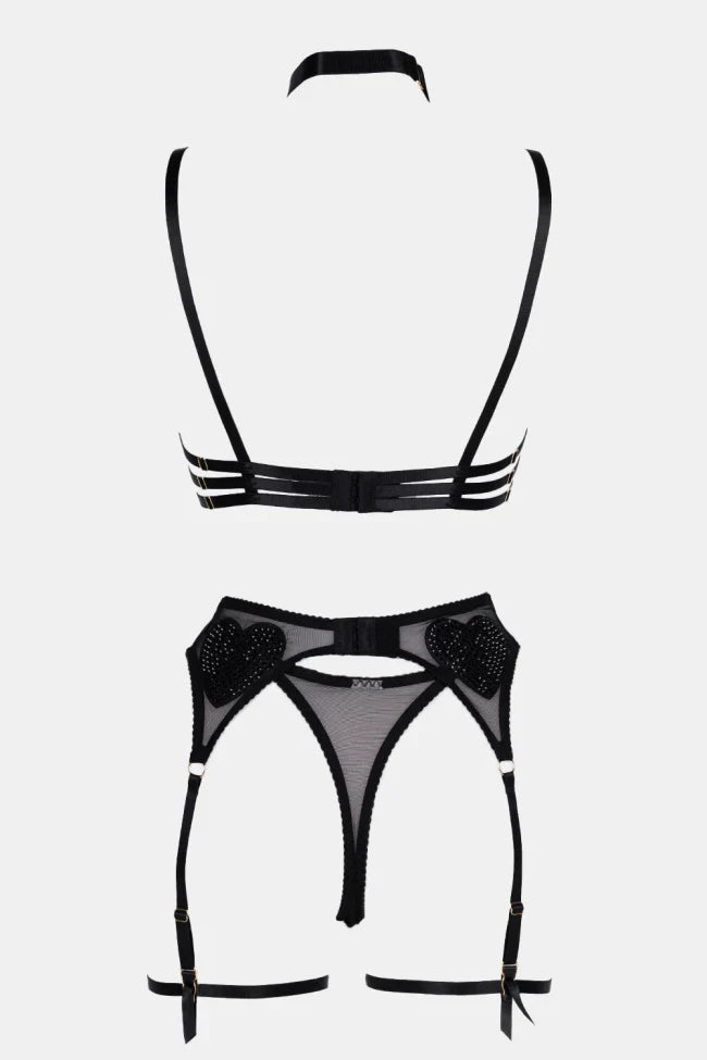 Valentina Heart Noir Set